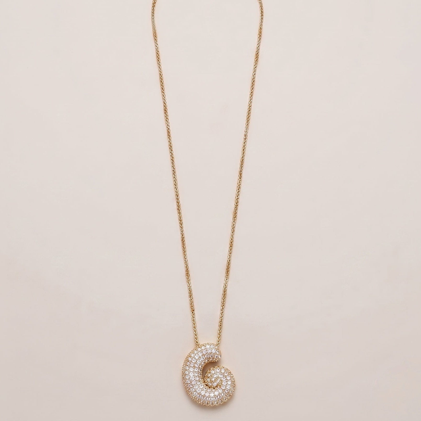 Collier Lettre Initial Glamour