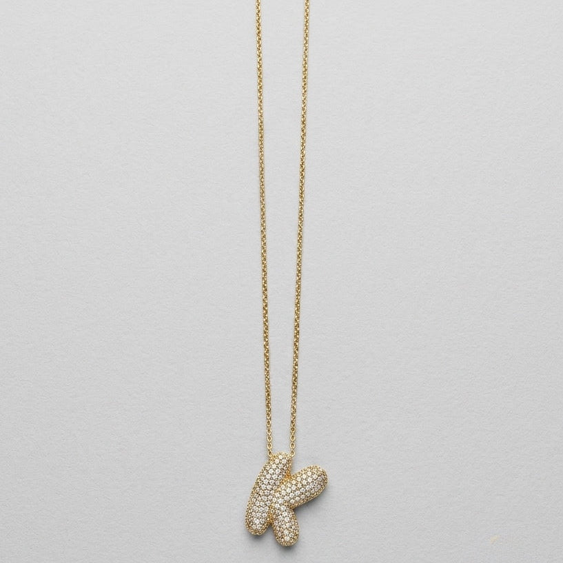 Collier Lettre Initial Glamour