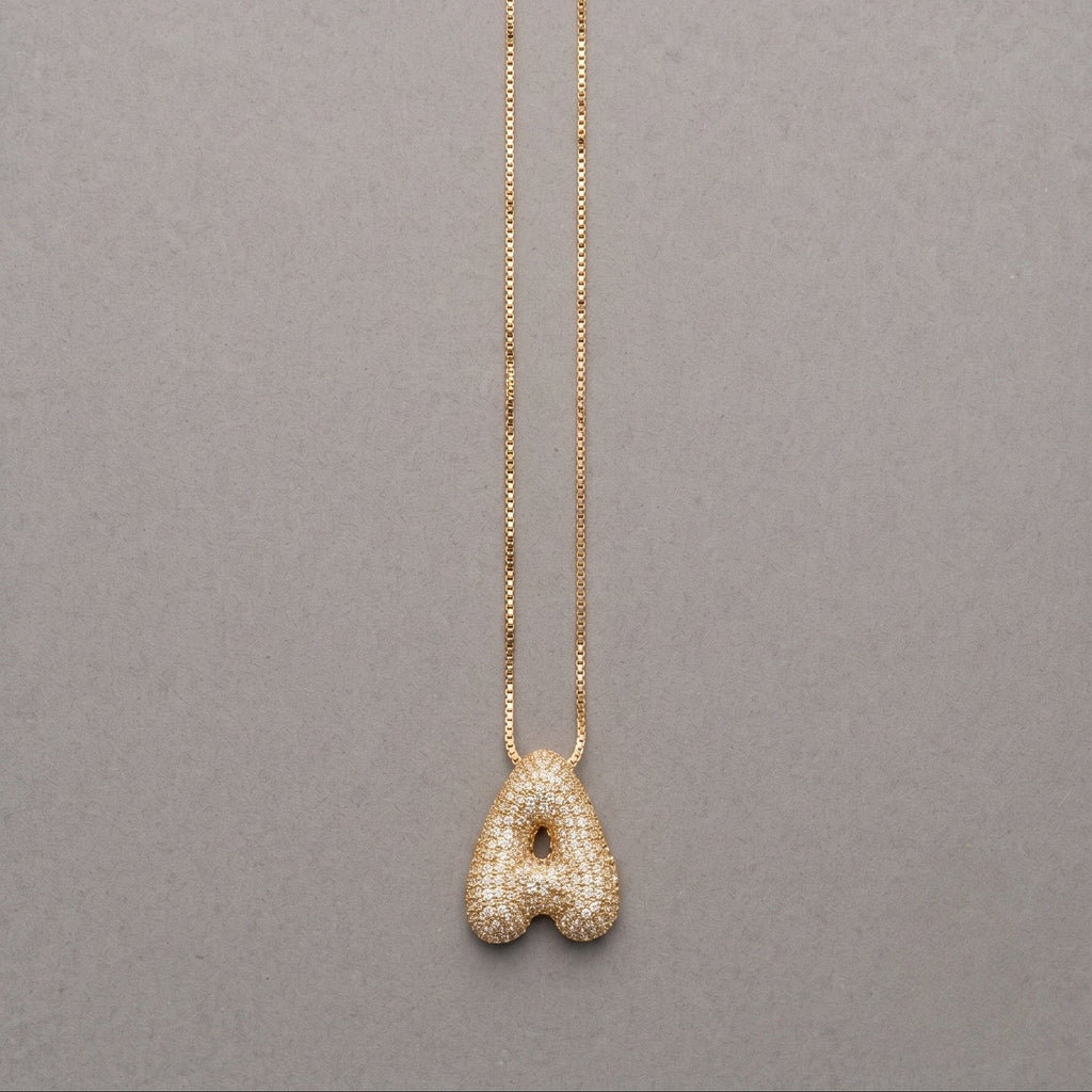 Collier Lettre Initial Glamour