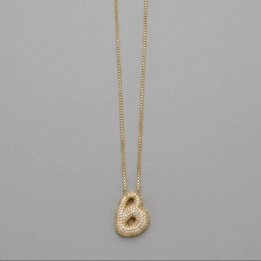 Collier Lettre Initial Glamour
