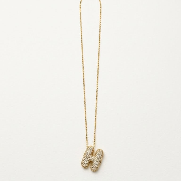 Collier Lettre Initial Glamour