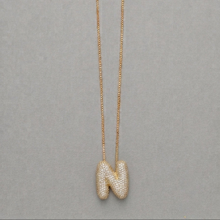 Collier Lettre Initial Glamour