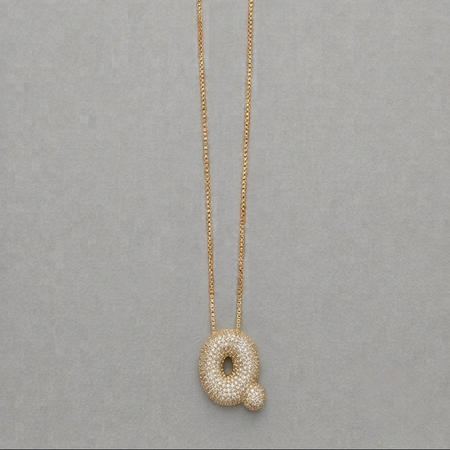Collier Lettre Initial Glamour