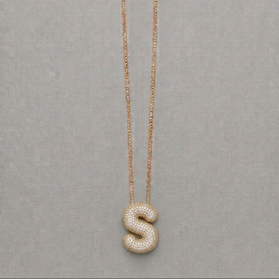 Collier Lettre Initial Glamour